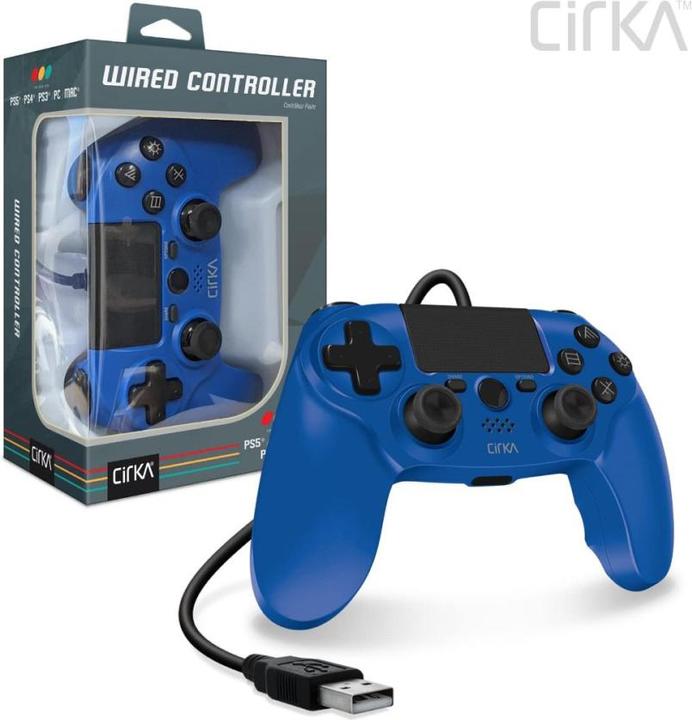 Image du produit Hyperkin Contrôleur filaire Nuforce Pour PS4/ PC/ Mac (Bleu) (PS4, PC)
