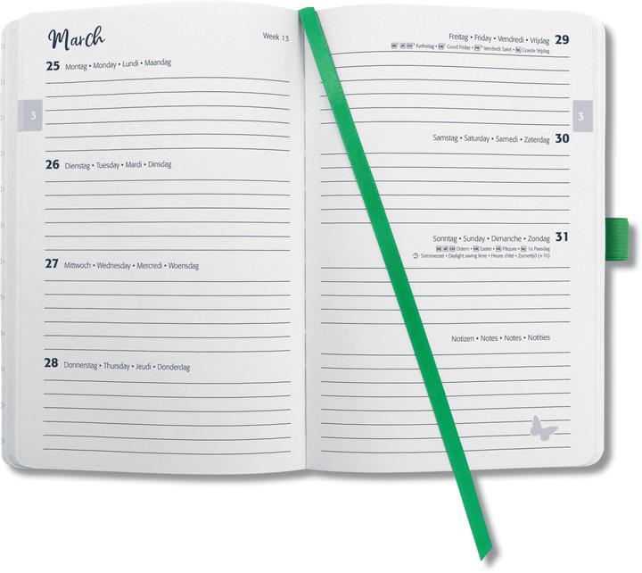 Produktbild Sigel Taschenagenda (Deutsch, Französisch, Englisch, Niederländisch)