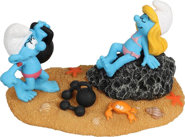 Actual product image Europet AQUA DELLA Aqua Dell Ozdoba Smerfy 3 Rūkantis 18,7x8,2x10 (Embellishment, other items)
