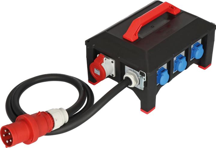 Actual product image Brennenstuhl Professional distributor BSV 5-63A FI (9 x, CEE, CEE 7/3)