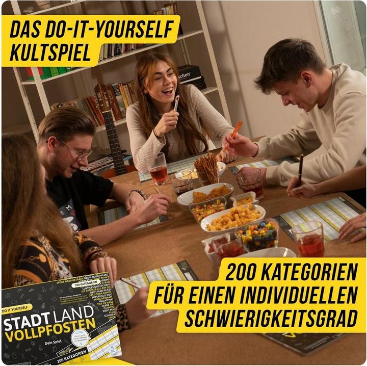 Produktbild Denkriesen Stadt Land Vollpfosten - Do It Yourself-Edition - Dein Spiel (Deutsch)