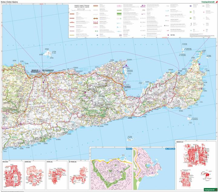 Produktbild Freytag & Berndt Autokarte Kreta. Crete. Creta. Crete. Creta