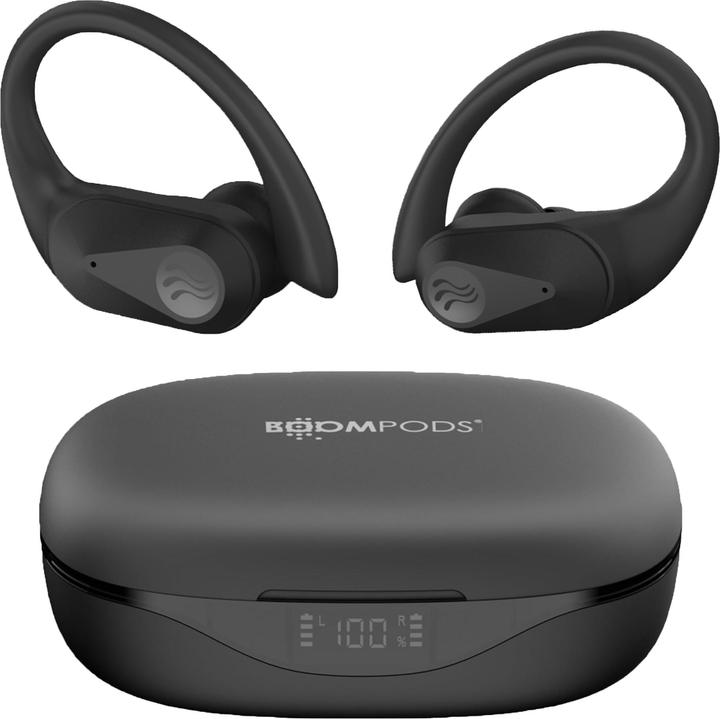 Image du produit Boompods Sportpods Ocean TWS Noir (ANC, 6 h, Sans fil)