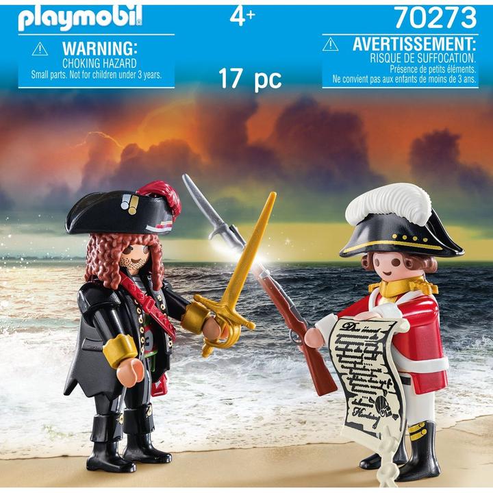 Produktbild Playmobil Piratenkapitän und Rotrock (70273, Playmobil Pirates)