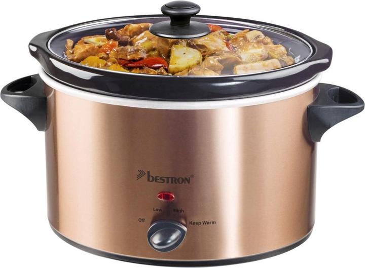 Bestron Slowcooker 3.5 Liter, Kupfer