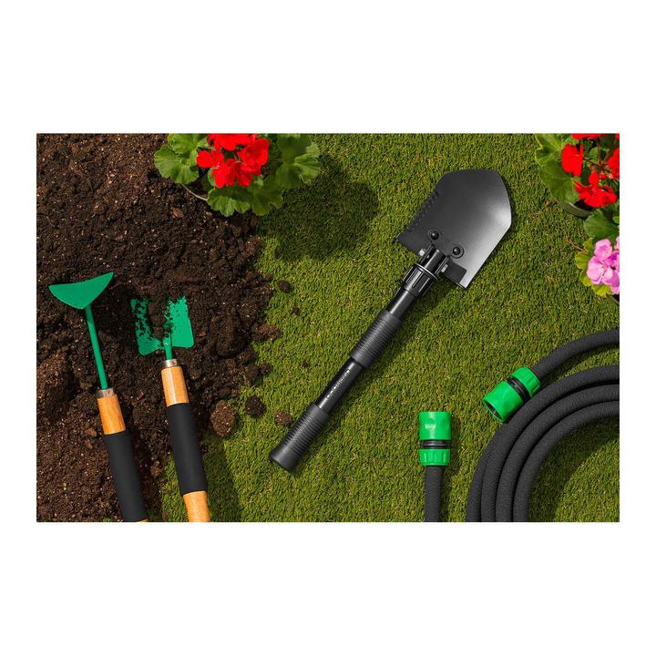Produktbild Uniprodo Klappspaten 40 cm Spitzhacke Säge Outdoor Multifunktionsspaten Schaufel klappbar