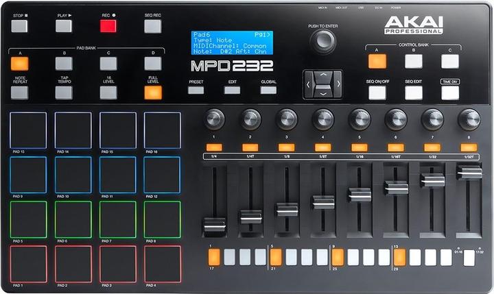 Produktbild Akai Professional MPD 232 Pad-Controller MIDI USB RGB Schwarz (Controller)