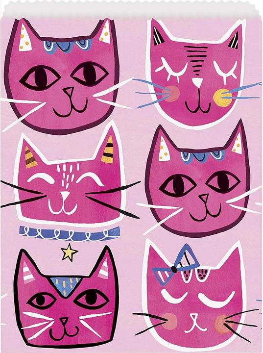 Produktbild Unique Party Partytüten Katze Papier 8erPack (Geschenkpapier)