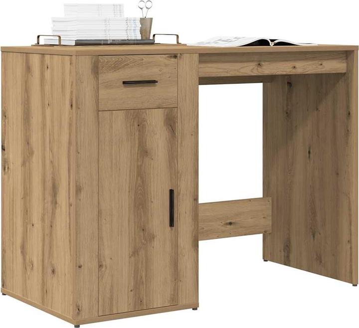 Produktbild VidaXL Schreibtisch Artisan-Eiche 100x49x75 cm Holzwerkstoff Bürotisch (100 x 49 x 75 cm)
