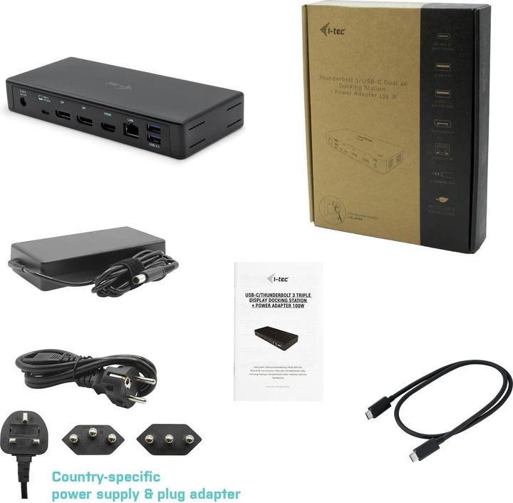 Image du produit i-tec C31tripledockpdch (USB-C, 3 Ports)