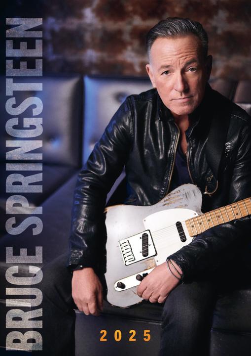 Actual product image Bruce Springsteen Calendar 2025 (30 x 42 cm, Hardcover, German)