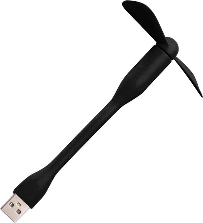Produktbild Techsuit - Mini USB Fan (TUF1) - Portable, Flexible, Bendable, 5V - Black