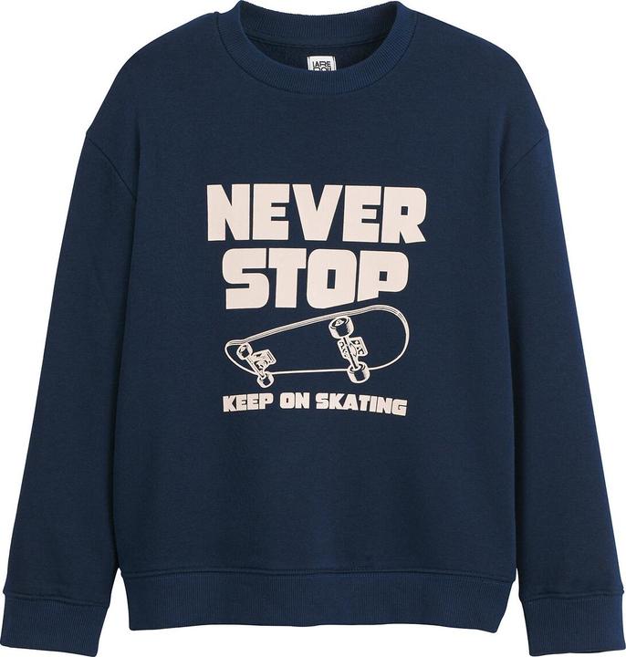 La Redoute Collections Sweatshirt mit Rundhals und Message (102)