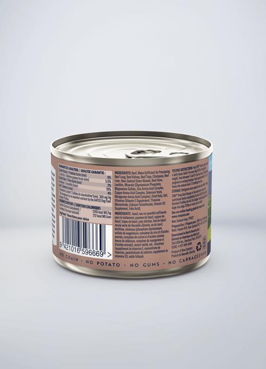 Produktbild Ziwi Peak Canned Dog Food beef 170g (Adult, 1 Stk., 170 g)