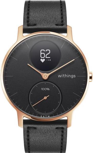 Produktbild Withings Wristband (18 mm, Edelstahl, Kalbsleder)