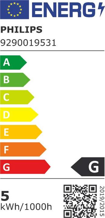 Etichetta energetica Philips Hue Tonalità Argenta Base BT (1050 lm, GU10)