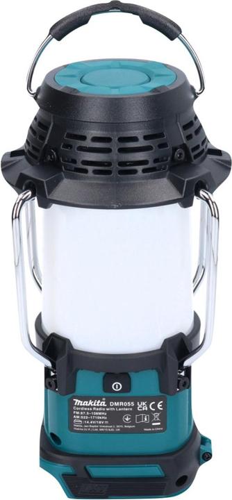 Makita DMR055T1 Cordless Radio with Lantern 18V FM 360° + 1x Battery 5,0Ah - without charger (FM, AM)