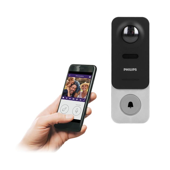 Actual product image Orno Philips WelcomeEye Link, wireless video intercom with Wi-Fi, rechargeable battery (Wi-Fi)