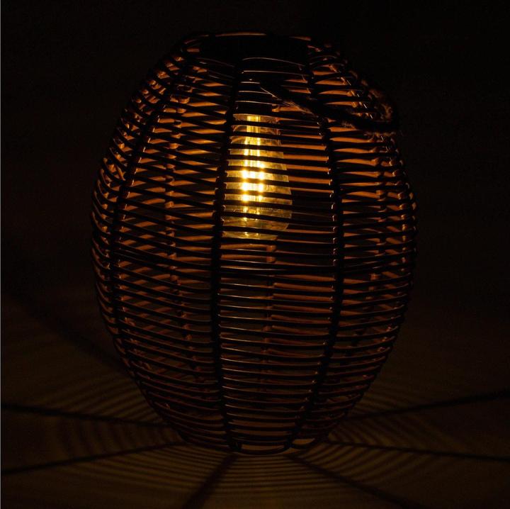 Actual product image EGLO Lamp lantern SOLAR 45 cm, brown, energy efficiency class EnEV (Ø 26 cm, 1 x)