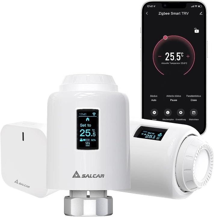 Produktbild Salcar Smartes Heizkörperthermostat-Set