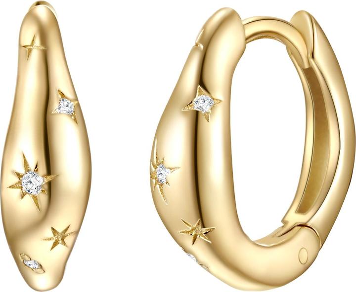 Immagine prodotto Glanzstücke München Stella da donna in argento Sterling Cubic Zirconia Oro Giallo - 30304 (Argento)
