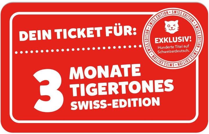 Produktbild Tigermedia tigertones - Ticket 3 Monate Swiss-Edition (Deutsch)