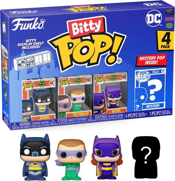 Actual product image Funko DC - Batman Adam West - Bitty POP! Vinyl Figuren 4er-Pack 2,5 cm