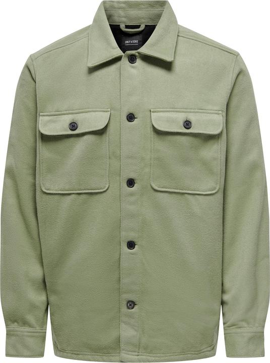 Only & Sons Onsash Ovr Woolen Look Pkt Ls Shirt Bp