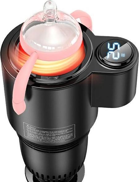 Actual product image Usams Beline Samochodowy schładzacz do napojów z funkcją podgrzewania czarny/black BLNCC01