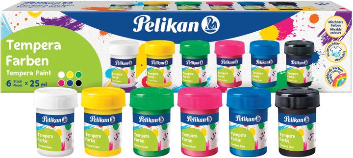 Produktbild Pelikan Temperafarben (6 Farben, 25 ml)