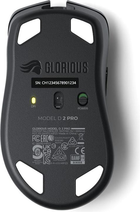 Immagine prodotto Glorious PC Gaming Race Glorious Model D 2 PRO Wireless, 1K Polling - Nero (Senza fili)