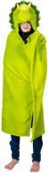 Actual product image Konjac Sponge Noxxiez Fleece Blanket - Dino (130 x 100 cm)