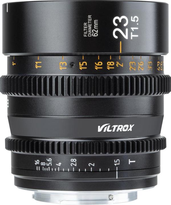 Actual product image Viltrox S23mm T1.5 – Sony E-Mount Cine (Sony E, APS-C / DX)