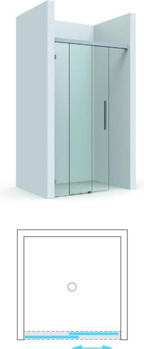 Produktbild Pauli+Sohn Nischendusche-Komplettset EVERYSPACE 8823 Typ 104