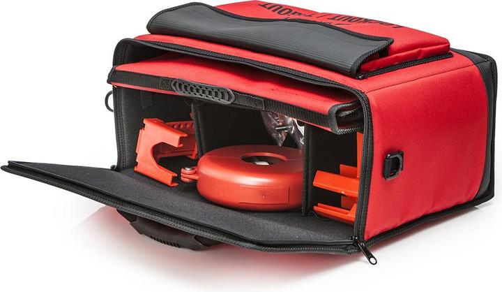 Productafbeelding Brady LOTO verkooptas - tas met volledige inhoud, nylon, rood, met opschrift: LOCKOUT/TA