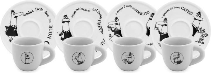 Immagine prodotto Bialetti Y0TZ033 Set di 4 tazze demitasse Carosello (50 ml, 4 x)