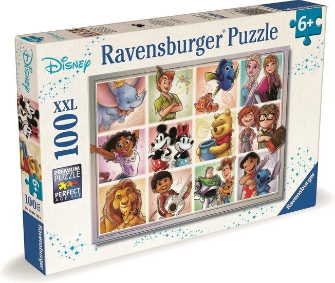Immagine prodotto Ravensburger Puzzle per bambini - 12004118 Disney Multicharacter - Puzzle per bambini dai 6 anni in su, con 100 (100 pezzi)