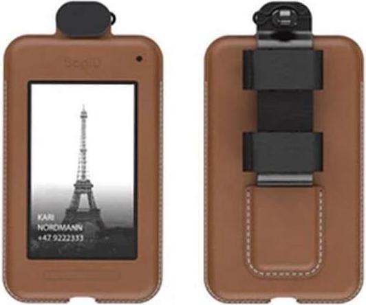 Produktbild Z-Wave BAG A004 - BagID Attachment Casing BagID 2 Leather - Hazelnut brown
