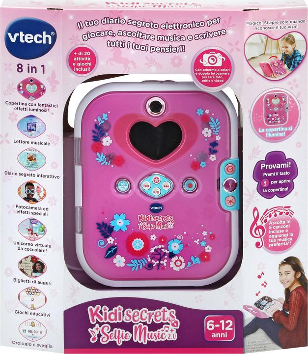 Productafbeelding VTech KidiSecrets Selfie Music DX roze (Italiaans)