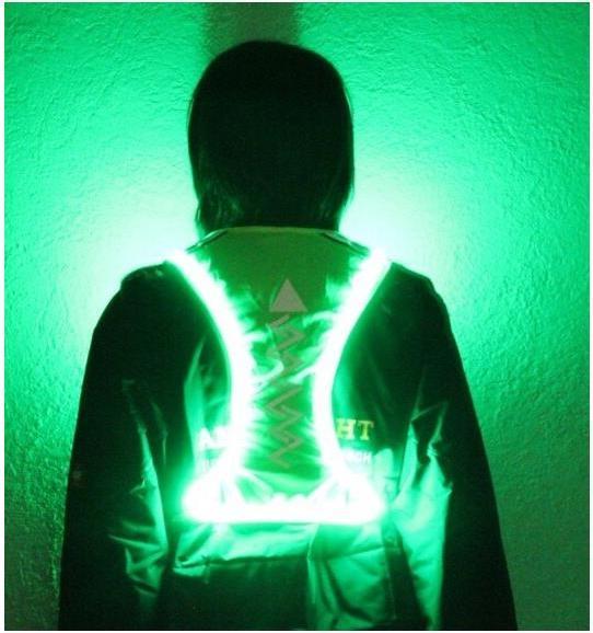 Actual product image Animal Light LED Leuchtweste Flex