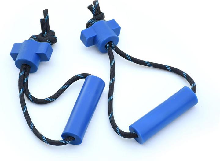 Image du produit Max Climbing One Armer + 2 Handles Poignée d'entraînement (Bois, Bleu)