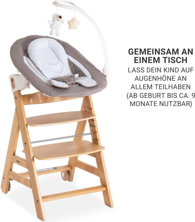 Immagine prodotto Hauck Seggioloni Beta Plus Natural 5 pezzi Set neonato - Seggiolone + (Seggiolone)