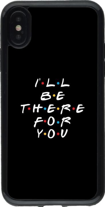 Produktbild PhoneLook Hülle Gummi schwarz Friends Be there for you (Apple iPhone XS, Apple iPhone X)