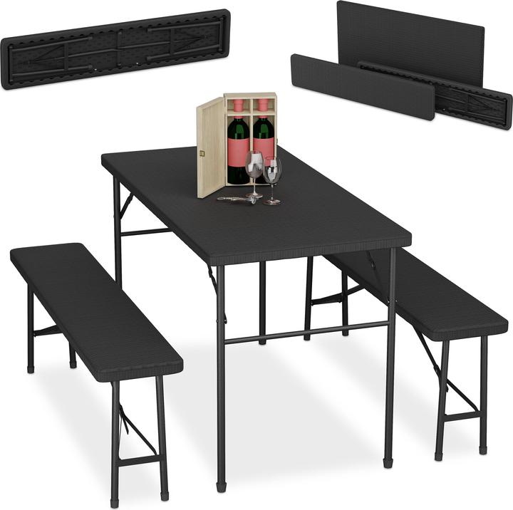 Produktbild Relaxdays Bierzeltgarnitur (120 cm)
