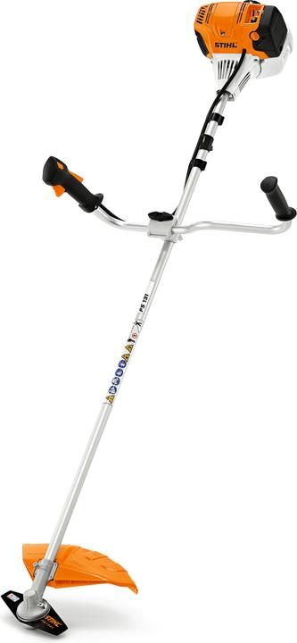 Stihl FS 131 Motorsense Freischneider 1,4 kW / 1,9 PS 4-Mix-Motor mit Zweihandgriff (Metallschneideblatt)