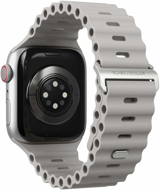 Immagine prodotto Vonmählen Bracciale Wave 2 per Apple Watch 42 44 45 49 mm beige (44 mm, Silicone riciclato)