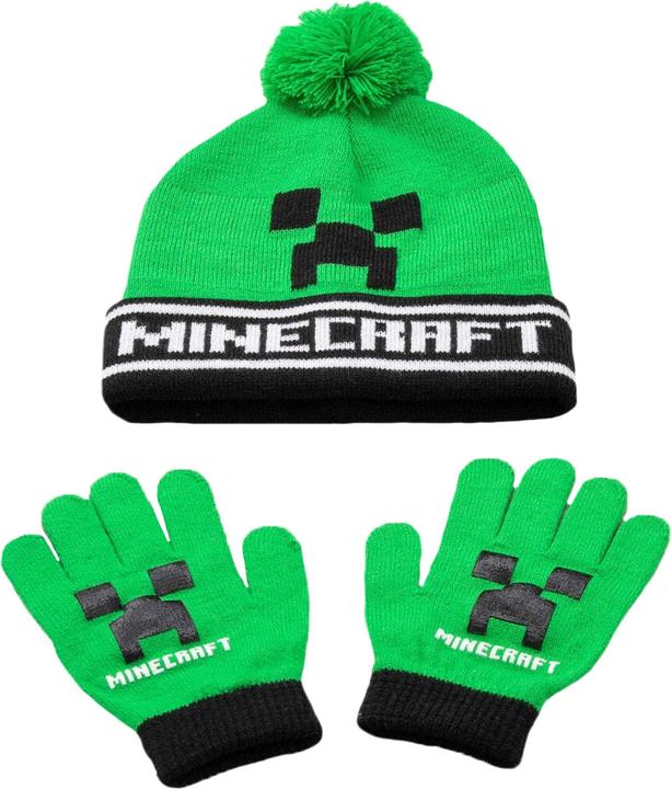 Produktbild Minecraft Hut Und Handschuhset (One Size)