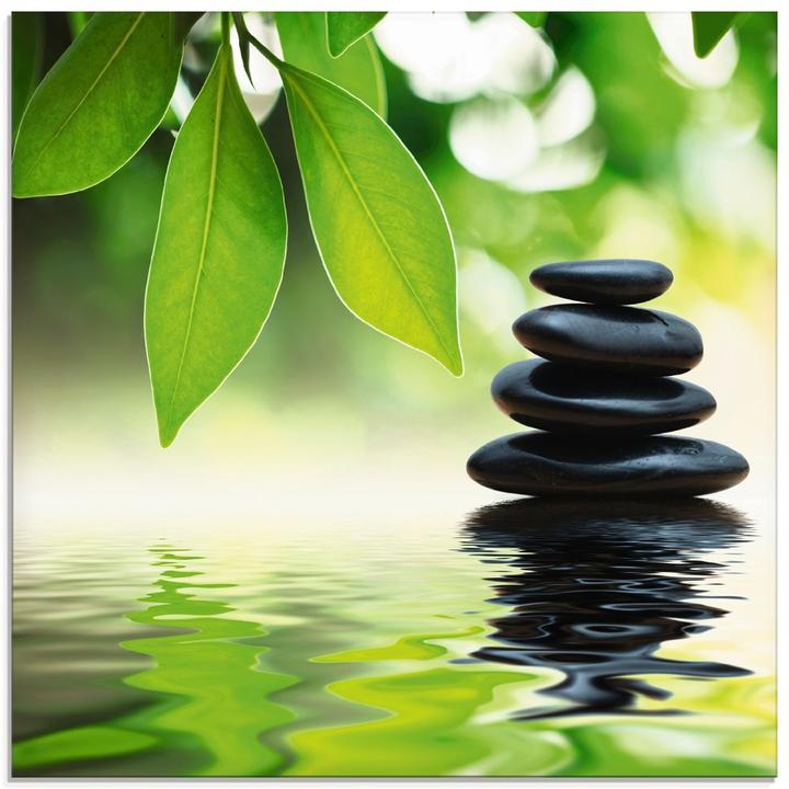 Produktbild Artland Zen Steinpyramide auf Wasseroberfläche T5UJ (30x30 cm)