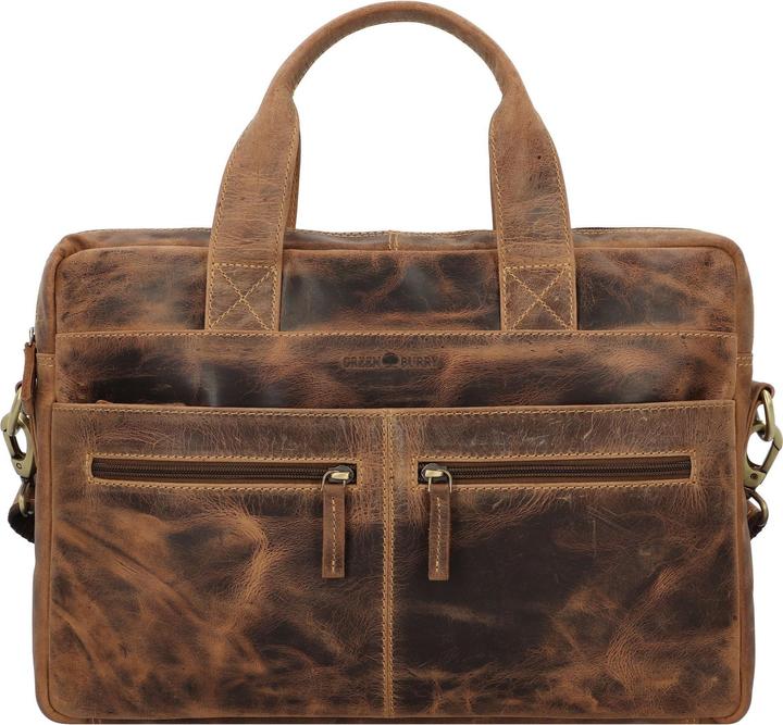 Produktbild Greenburry Vintage Aktentasche Leder 38 cm Laptopfach (14.96")
