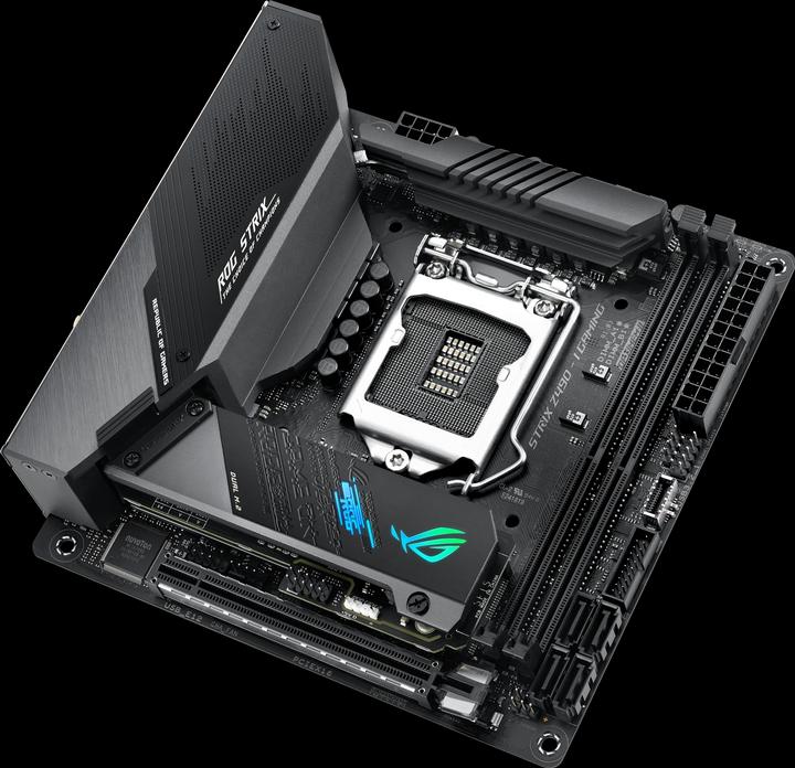 Image du produit ASUS ROG Strix Z490-I Jeux (LGA 1200, Intel Z490, Mini-ITX)